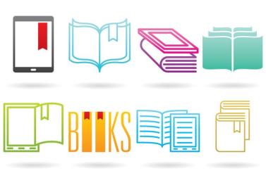 vector-books-and-e-reader-logos